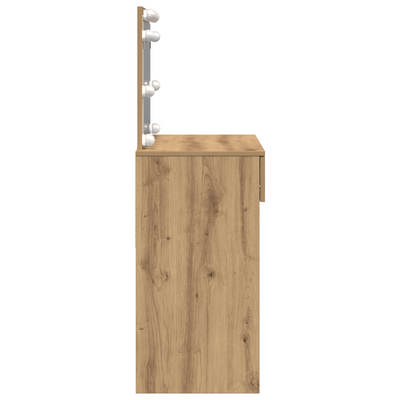 Meikkipeili artesaani tammi 100 x 40 x 120 cm Tekninen puu