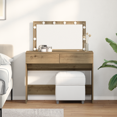 Meikkipeili artesaani tammi 100 x 40 x 120 cm Tekninen puu