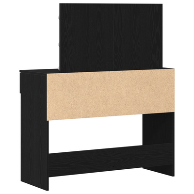 Meikkipeili Musta tammi 100 x 40 x 120 cm Tekninen puu