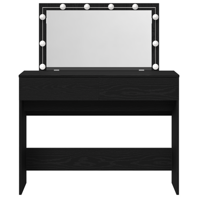 Meikkipeili Musta tammi 100 x 40 x 120 cm Tekninen puu