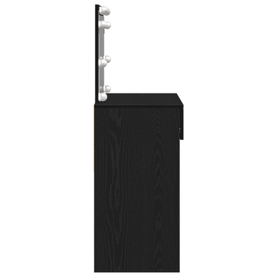 Meikkipeili Musta tammi 100 x 40 x 120 cm Tekninen puu