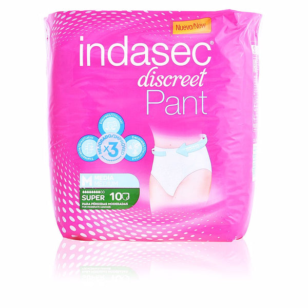 Indasec Pant super koko keskikokoinen 10 kpl | Vuodevaatteet.fi