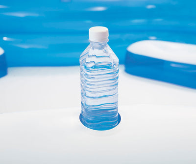 Suuri neliönmuotoinen PVC-perheallas istuimilla 229x229x66 cm