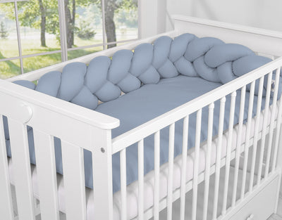 Sängyn letti reunapehmuste - Pastellinsininen