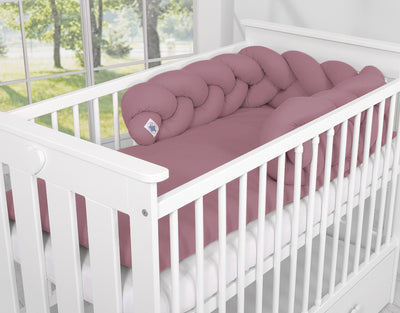 Sängyn letti reunapehmuste - Pastelli violetti