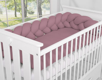 Sängyn letti reunapehmuste - Pastelli violetti