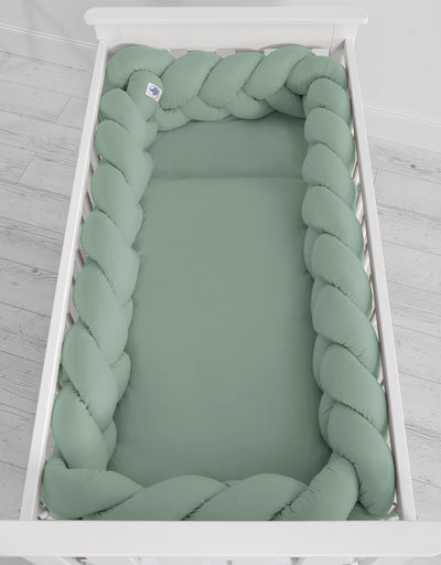 Sängyn letti reunapehmuste XXL - Vihreä