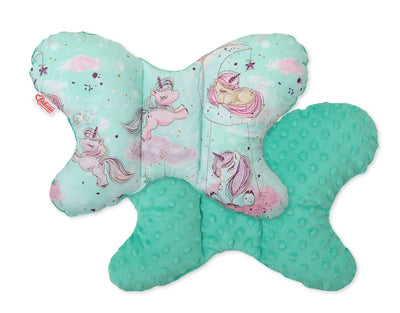 Istuintyyny vauvalle - Unicorn mint