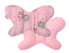 Istuintyyny vauvlle - Owls pink-mint