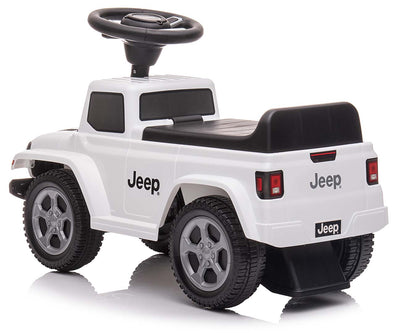 Jeep Rubicon Gladiator Valkoinen Lasten potkuauto - Vuodevaatteet.fi