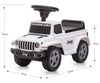 Jeep Rubicon Gladiator Valkoinen Lasten potkuauto - Vuodevaatteet.fi