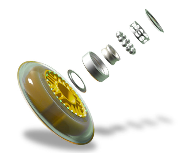 Painovoimaa Hyödyntävä Potkulauta, Vihreä-Keltainen