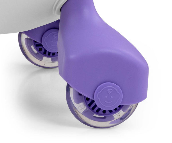 Painovoimakäyttöinen Sähköskootteri Valkoinen Violetti