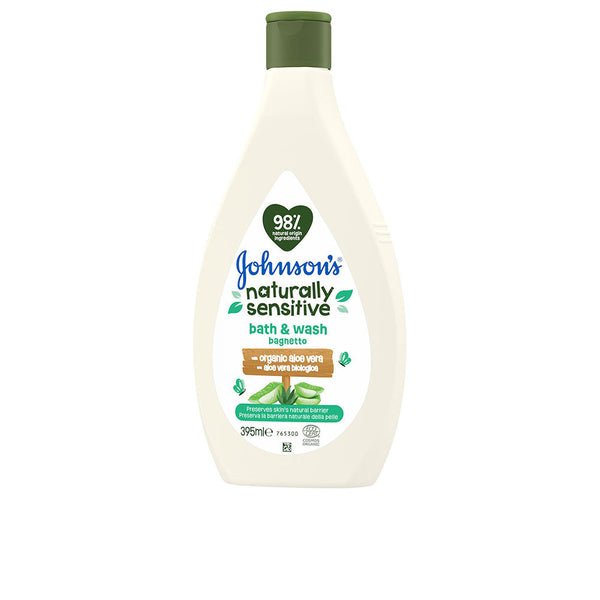 Johnson'S Baby Baby Bio Naturally Sensitive Aloe Vera Bath Gel 395 Ml | Vuodevaatteet.fi