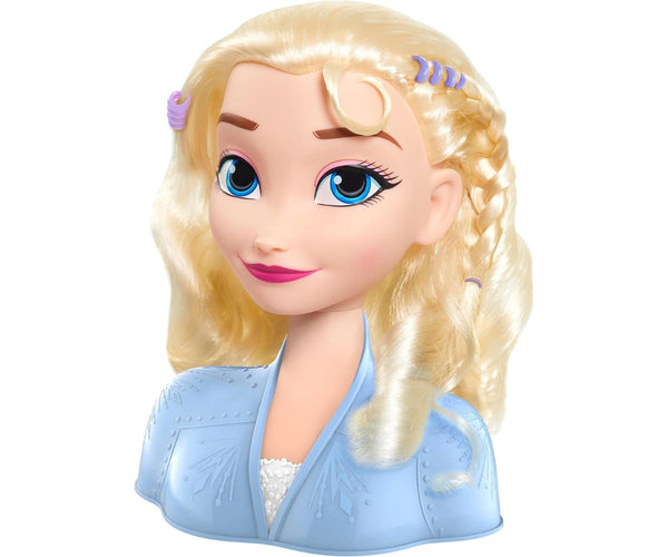 Mix - Frozen Elsa kampaus- ja muotoilupää hiuksille