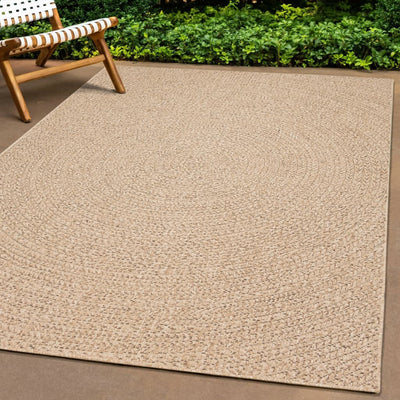 Juuttityylinen matto 200x290 cm sisä- ja ulkokäyttöön