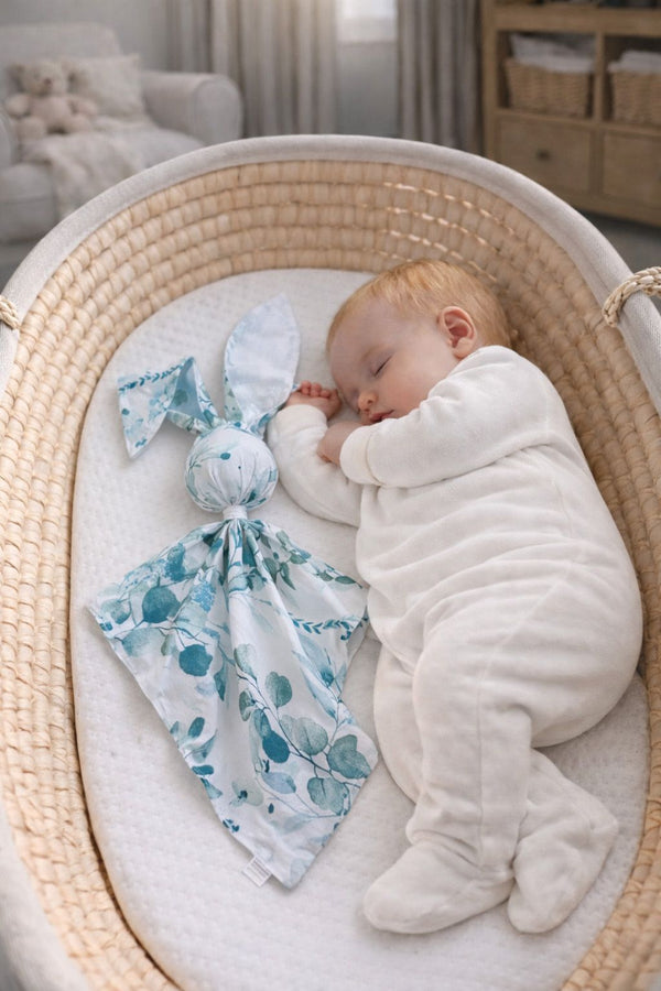 My Sweet Baby - Doudou pehmeä pupupeitto puuvillaa - eukalyptuksenminttu - valkoinen