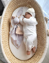 My Sweet Baby - Doudou pehmeä pupu-uniriepu puuvillaa - Rainbow beige karhu