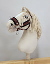 Super Hobby Horse - Hobby Horse -riimusetti A3 mustalla karvalla ja mustanruskealla naruriimulla