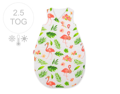 Kapalo Unipussi Pyöristetty - Coral Flamingos