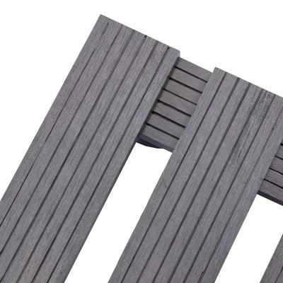 Kasvirullakot 2 kpl harmaa 30x30x7,5 cm WPC