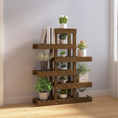 Kasviteline hunajanruskea 85x25x109,5 cm täysi mänty