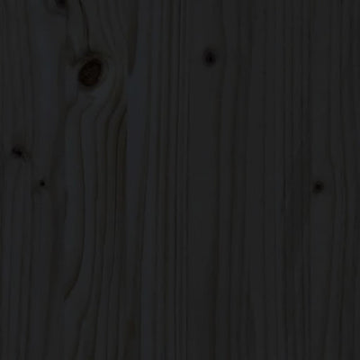 Kasviteline musta 104,5x25x109,5 cm täysi mänty