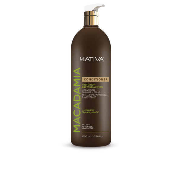 Kativa Macadamia hydrating conditioner 1000 ml | Vuodevaatteet.fi