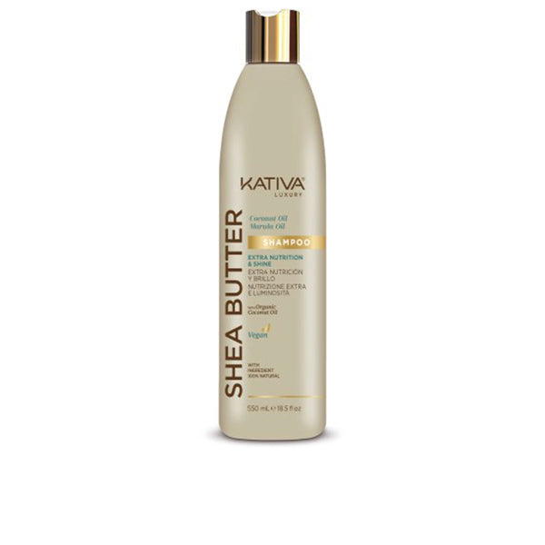 Kativa Shea butter kookos & marulaöljy shampoo 550 ml | Vuodevaatteet.fi
