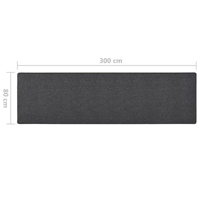 Käytävämatto antrasiitti 80x300 cm