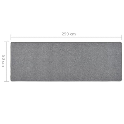 Käytävämatto tummanharmaa 80x250 cm