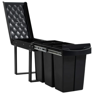 Keittiökaapin ulosvedettävä roskakori Soft-Close 36 l