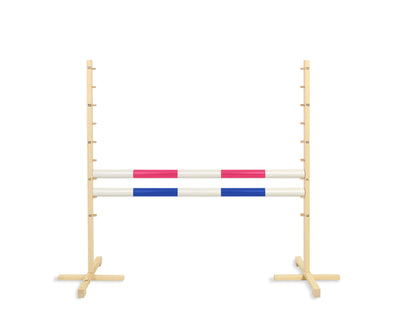 Keppihevosen este 120cm kahdella tangolla - Pink and Blue