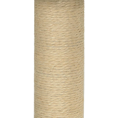 Kissan kiipeilypuu sisal- raapimispylväällä tummanharmaa 74 cm