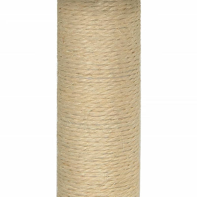 Kissan kiipeilypuu sisal- raapimispylväällä vaaleanharmaa 74 cm