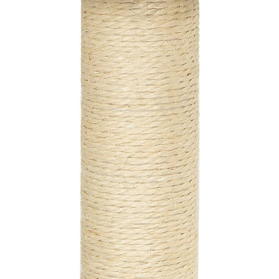 Kissan kiipeilypuu sisal- raapimispylväillä tummanharmaa 155 cm