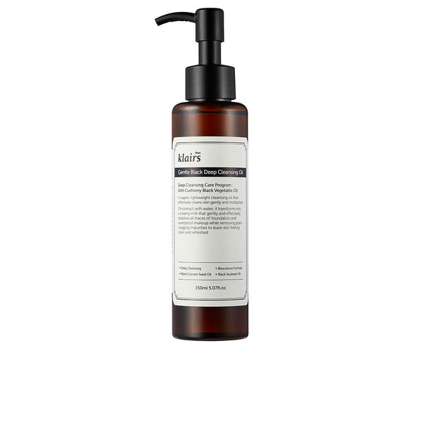 Klairs Gentle black syväpuhdistava öljy 150 ml | Vuodevaatteet.fi