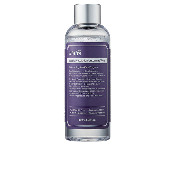 Klairs Supple preparation tuoksuton toner 180 ml | Vuodevaatteet.fi