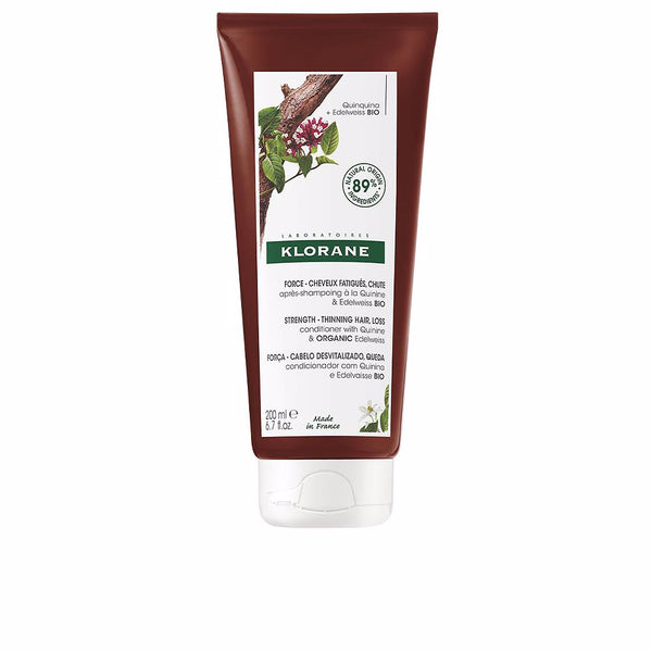Klorane A la quinina y edelweiss bio hoitoaine hiustenlähtöön 200 ml | Vuodevaatteet.fi