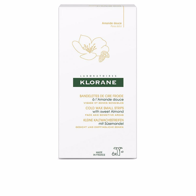 Klorane Cold wax small strips sweet almond 6 kpl | Vuodevaatteet.fi