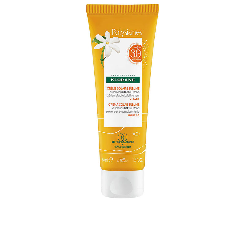Klorane Polysianes monoï y tamanu bio erinomainen aurinkovoide spf30 50 ml | Vuodevaatteet.fi