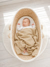 My Sweet Baby - Musliinipeitto lapsille tupsuilla - kameli