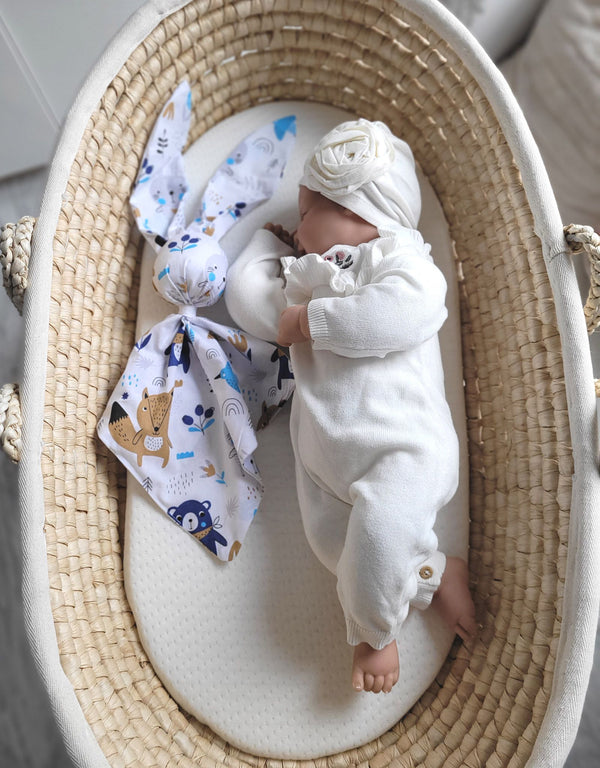 My Sweet Baby - Doudou pehmeä pupupeitto puuvillaa - tummansininen karhut