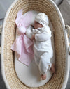 My Sweet Baby - Doudou pehmeä pupu-uniriepu puuvillaa, vaaleanpunainen