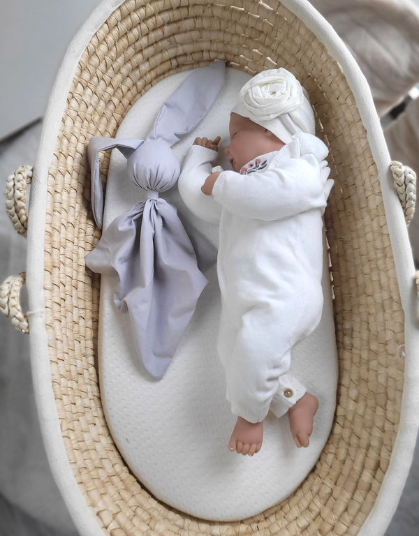 My Sweet Baby - Doudou pehmeä pupupeitto puuvillaa - harmaa