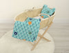 Vauvan Peitto Ja Tyyny - Puuvilla - Teddy Bear - Mint Forest