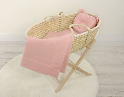 Moseskorin Peito Ja Tyyny - Teddy Bear - Pastel Pink