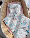 Vauvan Peitto Ja Tyyny - Puuvilla - Teddy Bear - Blue Teddy Bears