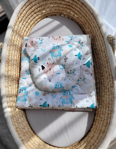 Vauvan Peitto Ja Tyyny - Puuvilla - Teddy Bear - Blue Teddy Bears