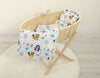 Vauvan Peitto Ja Tyyny - Puuvilla - Teddy Bear - Navy Blue Bears